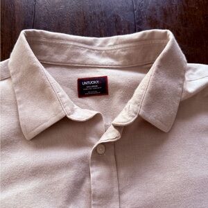 Untuckit Men's Beige Shirt